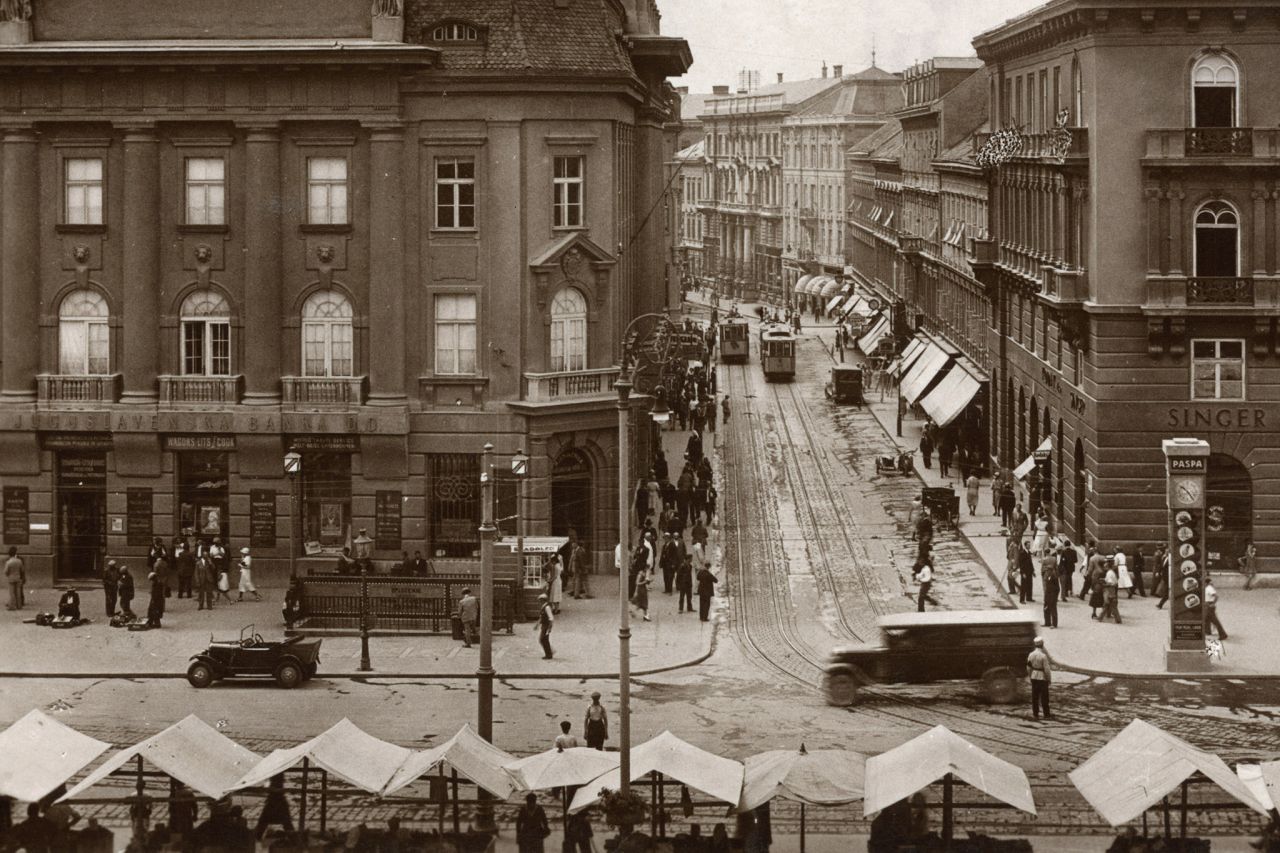 Praška ulica oko 1930. godine